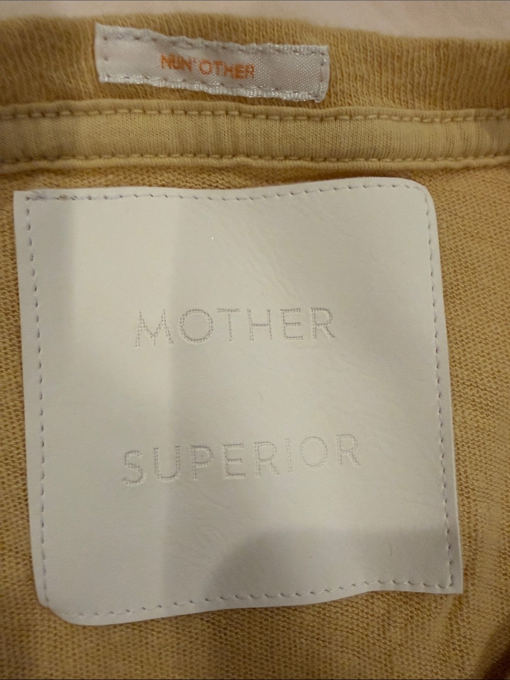 Mother Red Hot Mama Graphic Tee - Yellow with Red Print - Picture 2 of 3